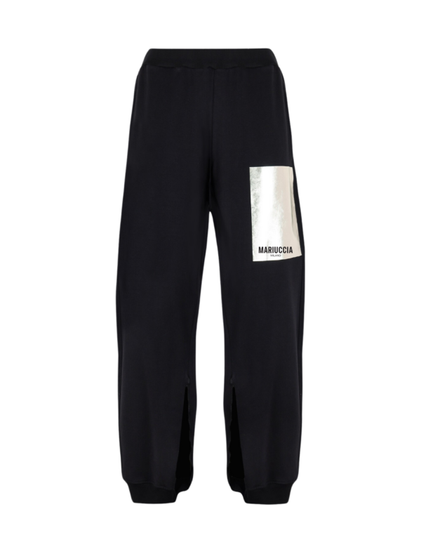 PANTALONI IN FELPA CON SPACCHI - Image 2